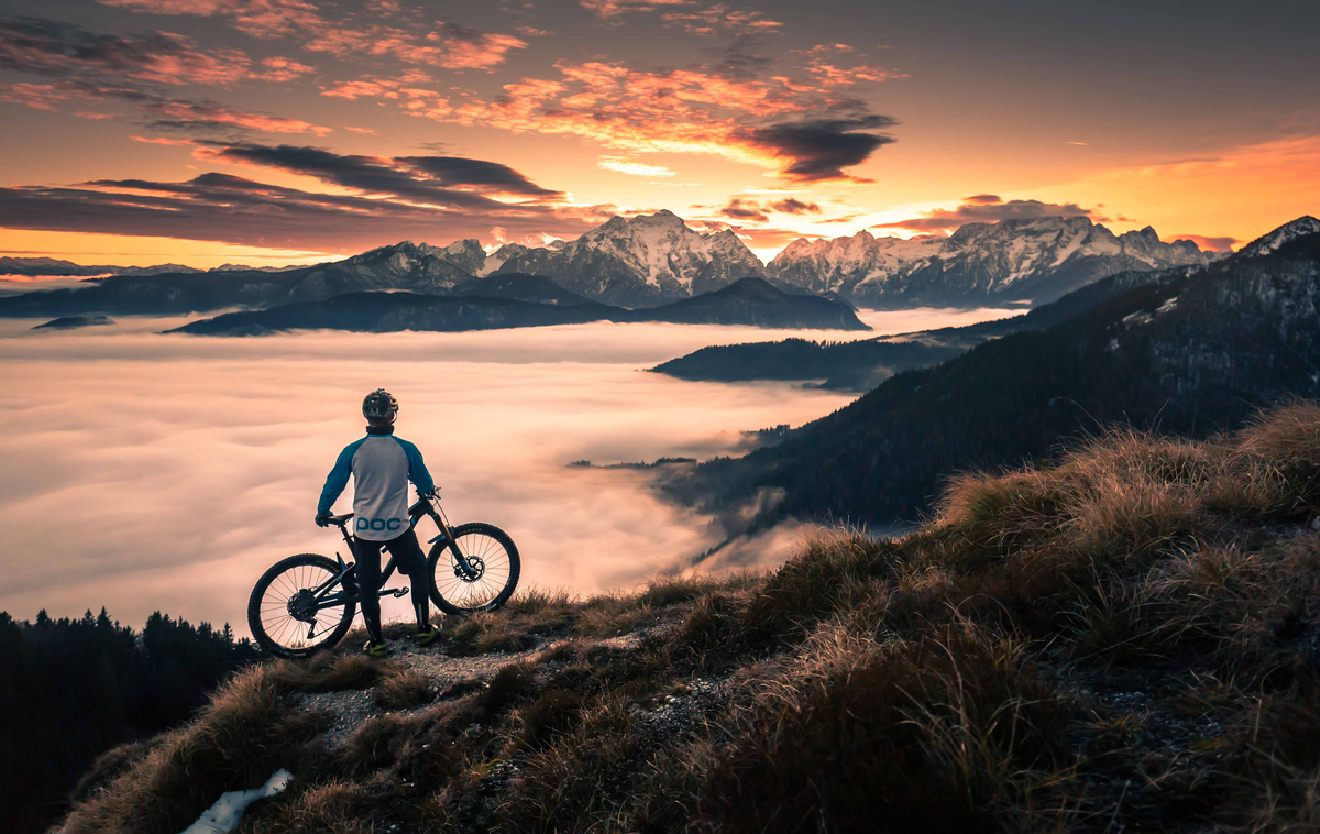 Trans Julius | Zmagovalna fotografija Instagram foto natečaja #SloveniaOnBike je delo fotografa in kolesarja Sandija Bertonclja.