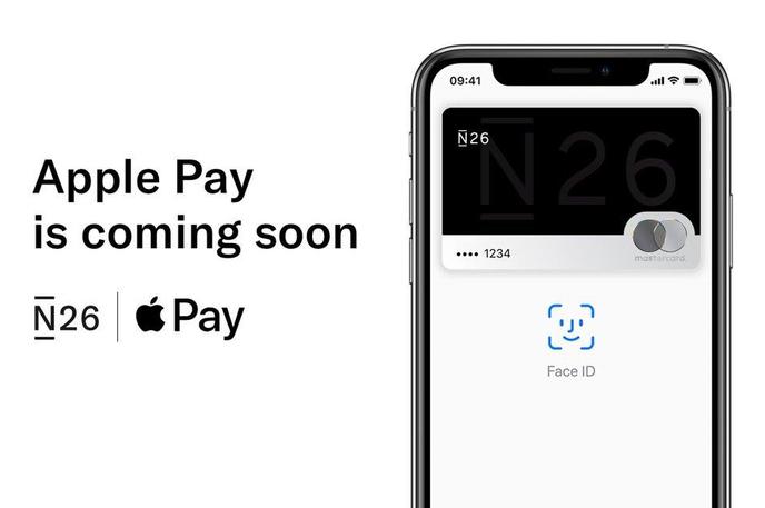 Apple Pay | "Apple Pay prihaja kmalu," na družbenih omrežjih tudi Slovencem obljublja nemška spletna banka N26. | Foto Facebook / N26