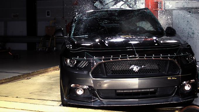 Ford mustang - varnostni test Euro NCAP 2 zvezdici | Foto: EuroNCAP