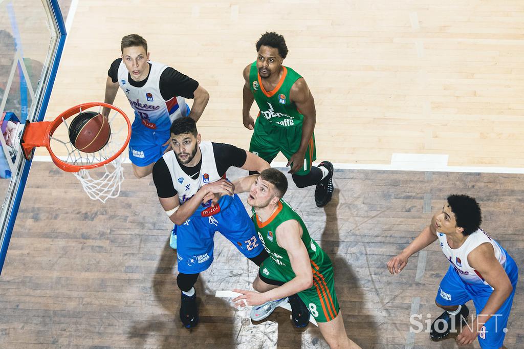 Liga ABA, četrtfinale: Cedevita Olimpija - Igokea, Tivoli