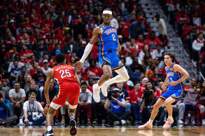 Shai Gilgeous-Alexander | Shai Gilgeous-Alexander je bil pri Oklahomi najboljši košarkar. | Foto Reuters