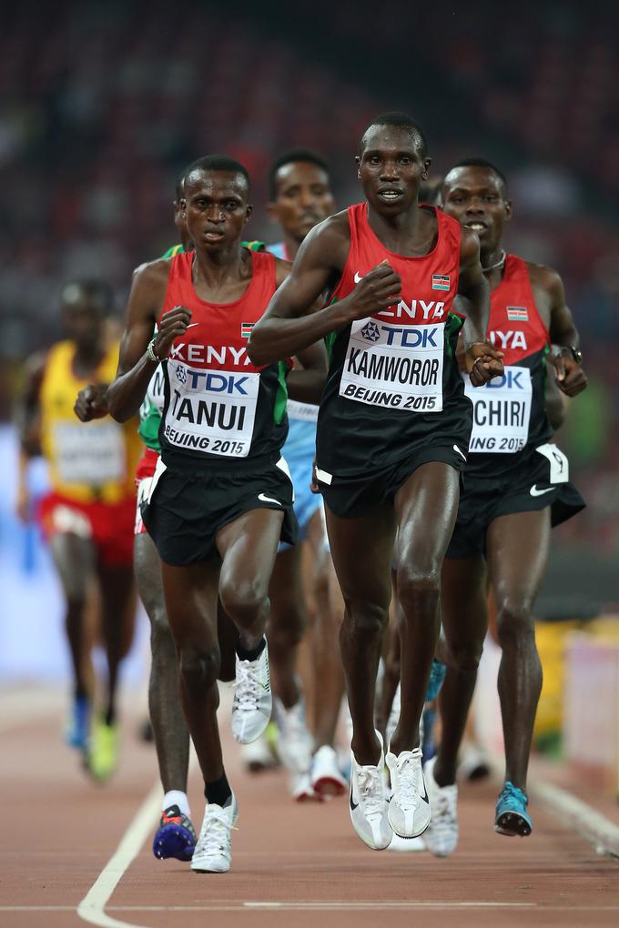 Trije kenijski mušketirji (Kamworor, Muchiri in Tanui) so poskušali že v Pekingu. | Foto: Getty Images