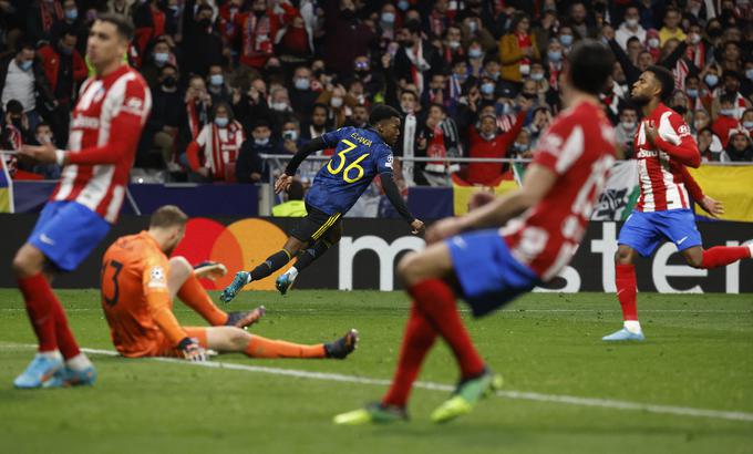 Jan Oblak je bil premagan po prvem strelu v okvir njegovih vrat. V sodnikovem podaljšku je ubranil strel Jesseja Lingarda in vpisal edino obrambo na srečanju. | Foto: Reuters