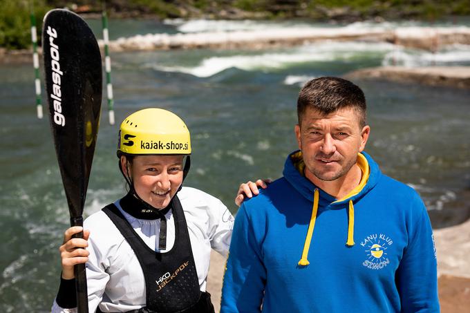 Za njen športni razvoj skrbi oče Simon Hočevar. | Foto: Vid Ponikvar/Sportida