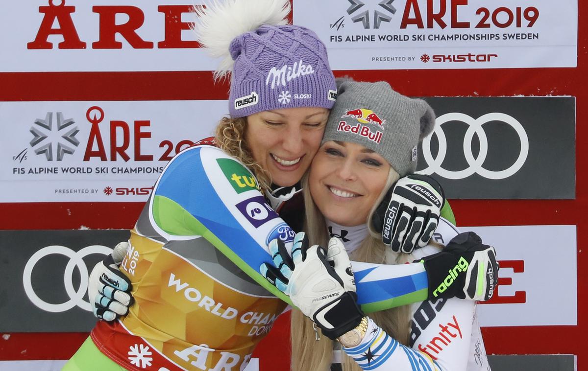 Ilka Štuhec in Lindsey Vonn | Junakinji dneva: Ilka Štuhec in Lindsey Vonn | Foto Reuters