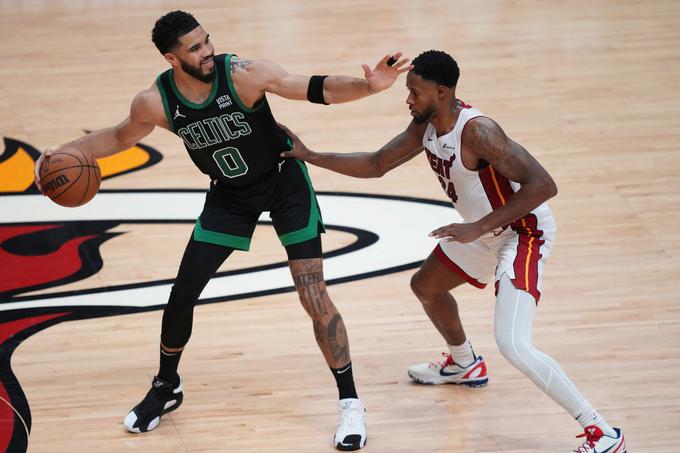 Jayson Tatum je bil eden najbolj zaslužnih za zmago Bostona. | Foto: Reuters