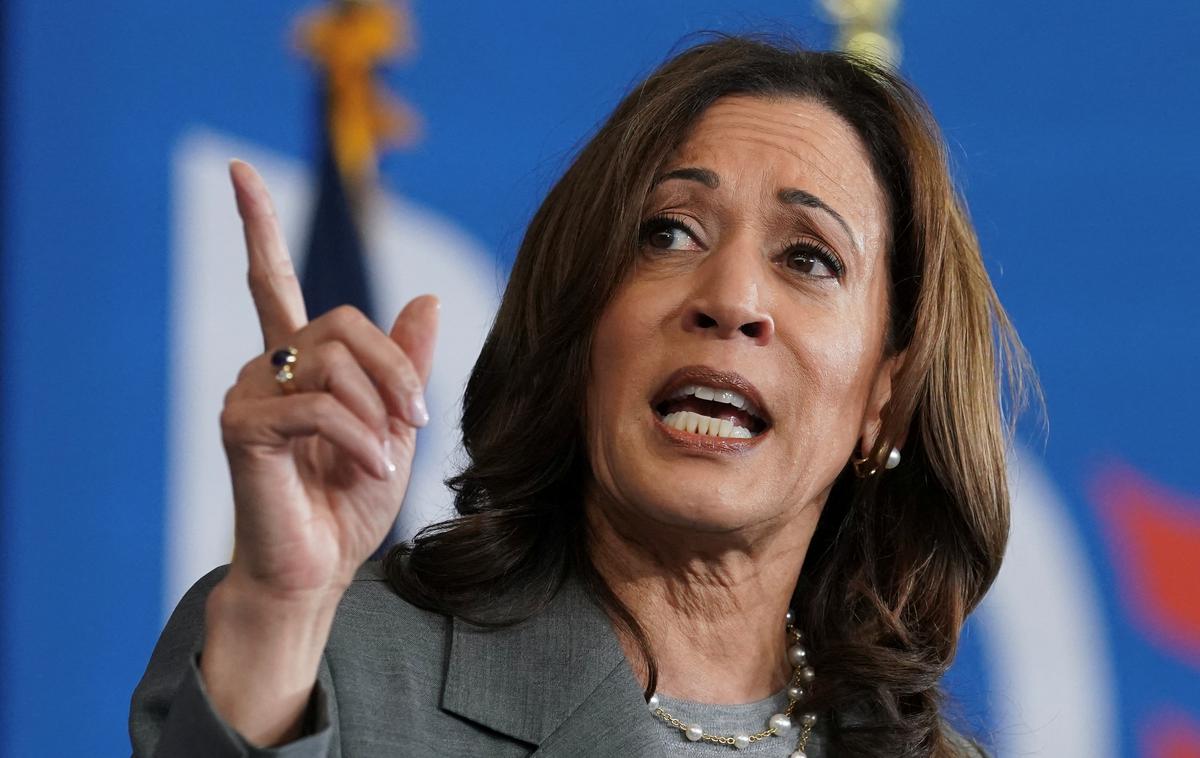 Kamala Harris | Kamalo Harris oziroma njeno kampanjo ljudje že zasipajo z denarjem. | Foto Reuters