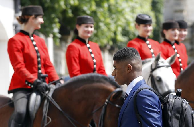 Nogometni otrok Manchester Uniteda je uglajen mladenič, ki na začetku kar ni mogel verjeti, da je resnično vpoklican v člansko reprezentanco. | Foto: Reuters