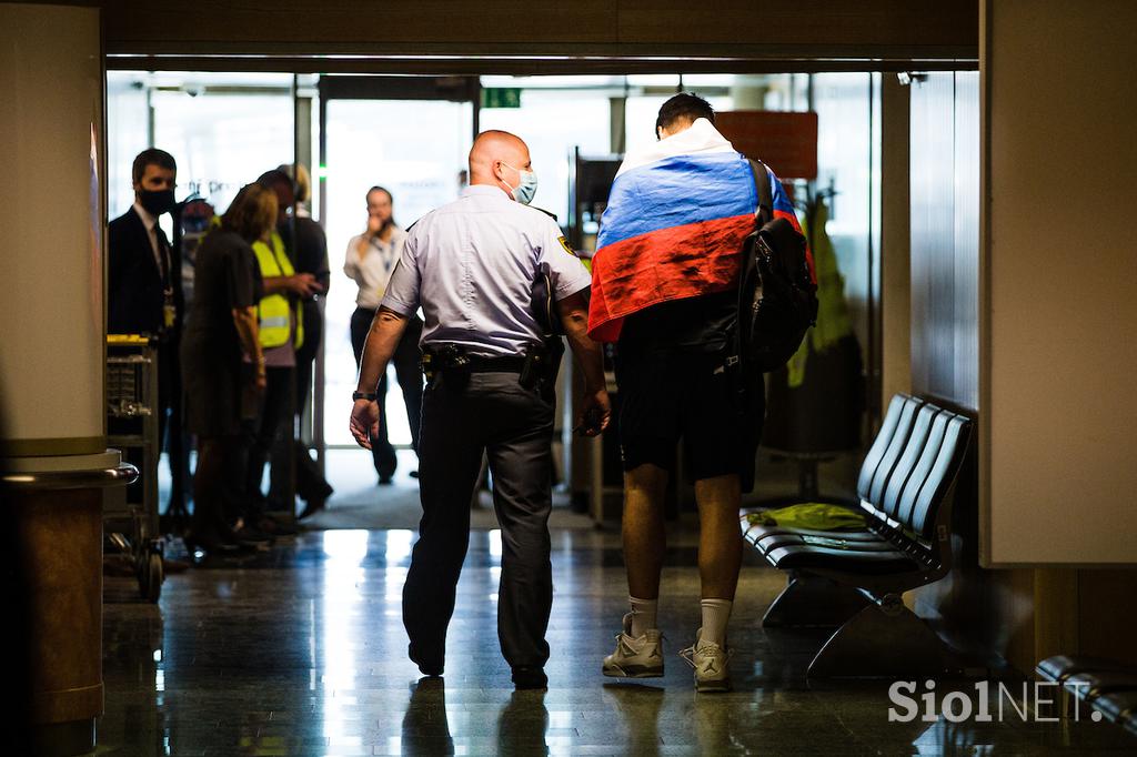 sprejem slovenska košarkarska reprezentanca