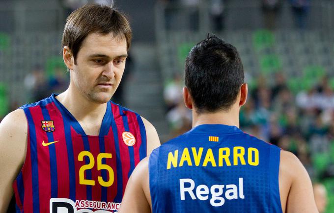 Erazem Lorbek Juan Carlos Navarro | Foto: Vid Ponikvar