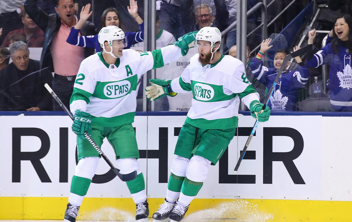 Jake Muzzin | Jake Muzzin je ob zmagi Toronta dvakrat zadel in podal. | Foto Reuters