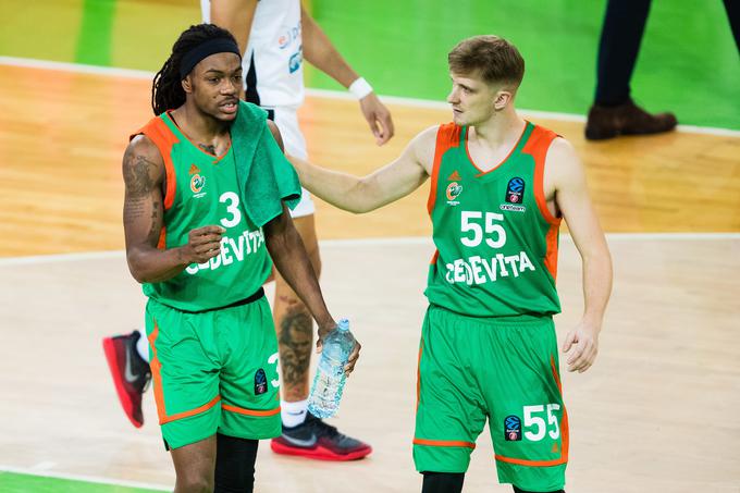 Kendrick Perry in Luka Rupnik: novi dvojni pogon Olimpije. | Foto: Sportida