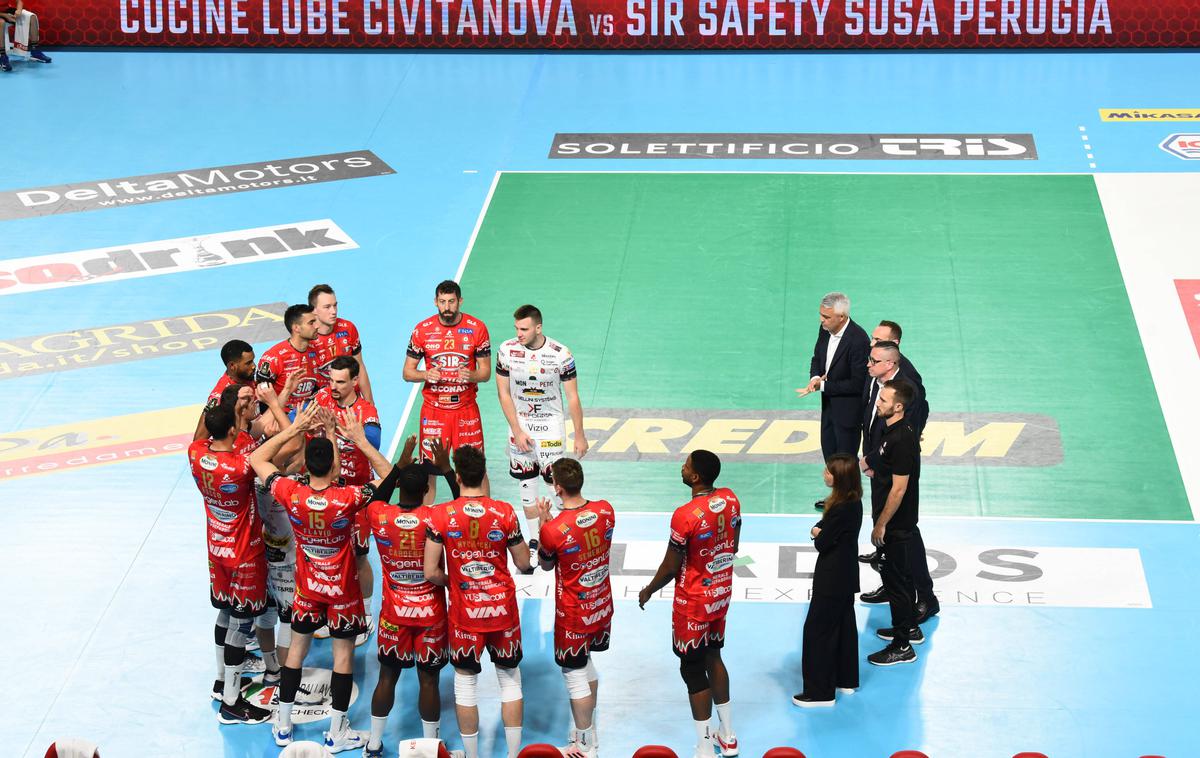 Perugia | Perugia se je v finalu superpokala zoperstavila velikemu tekmecu Lube Civitanova in ga premagala s 3:2. | Foto Guliverimage