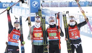 Norvežanke ubranile naslov, Slovenke v ozadju