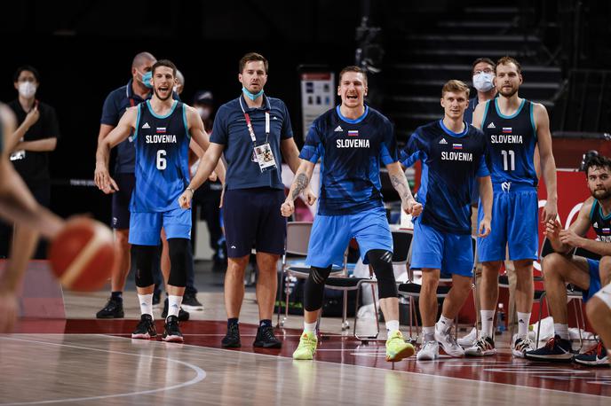 slovenska košarkarska reprezentanca Španija OI Tokio | Foto Anže Malovrh/STA