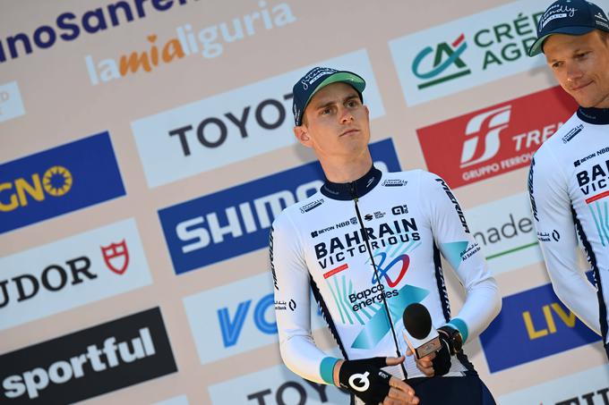 Matej Mohorič osredotočen pred štartom sobotne klasike Milano-Sanremo. | Foto: Guliverimage