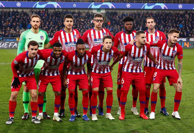 Atletico je skupinski del lige prvakov končal na drugem mestu, tako da ga lahko na žrebu doleti zelo zahteven tekmec. | Foto: Reuters