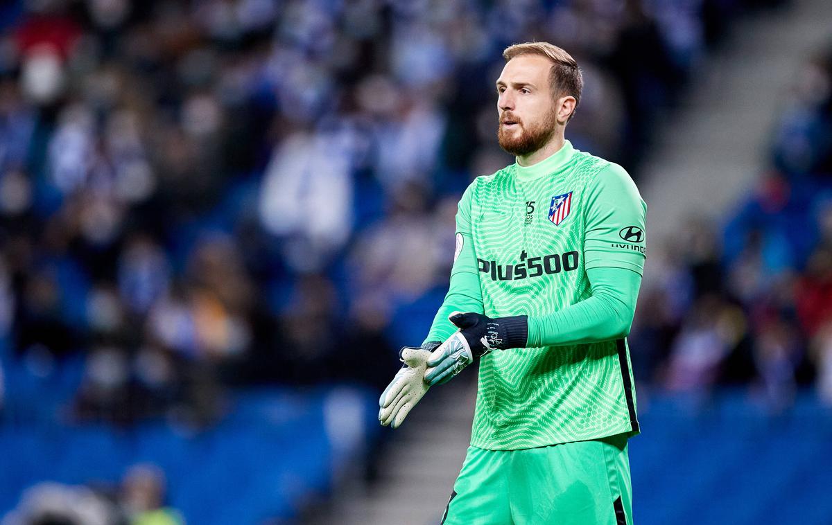 Jan Oblak | Jan Oblak je doživel novo razočaranje z Atleticom. Le šest dni po izpadu iz superpokala je ostal še brez možnosti za osvojitev kraljevega pokala. | Foto Guliverimage