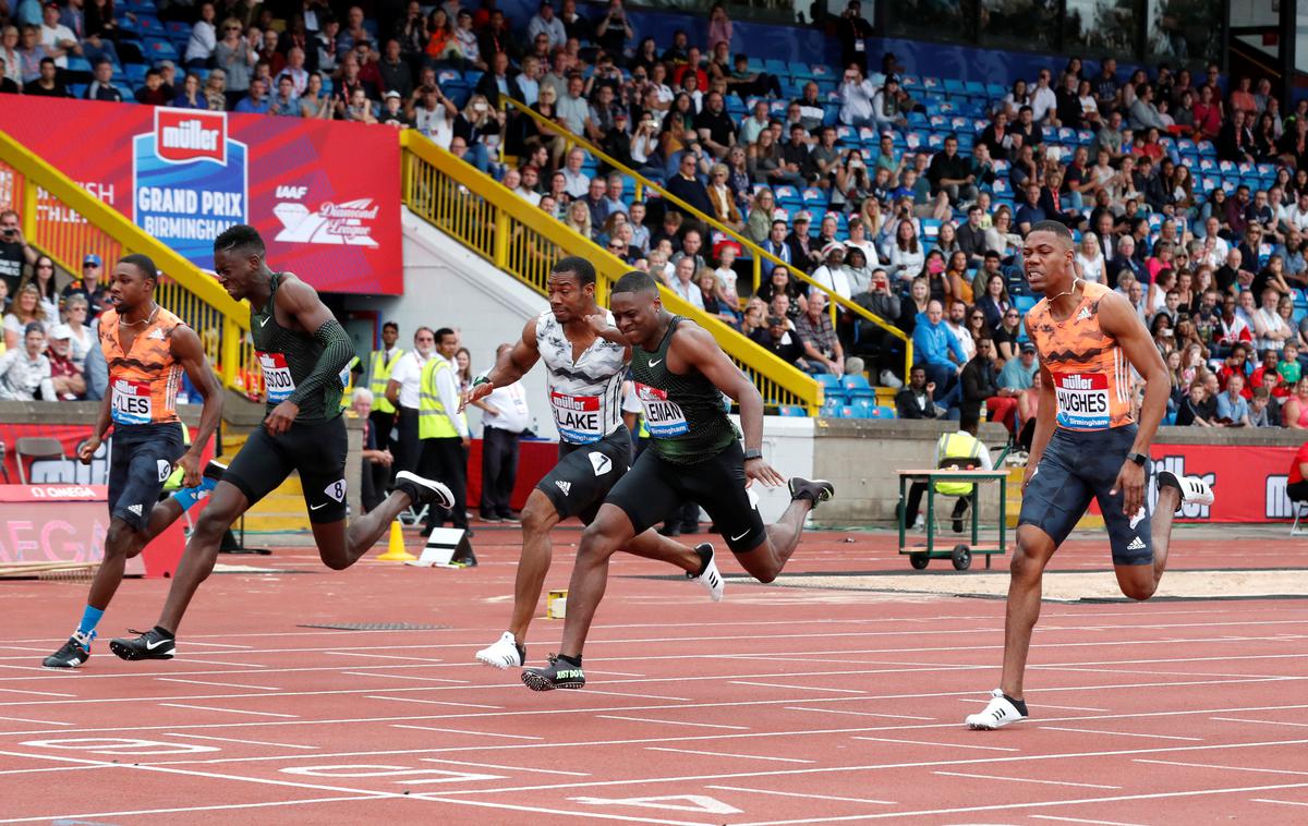 Diamantna liga Birmingham | Američan Christian Coleman je zmagal na 100 m. | Foto Reuters