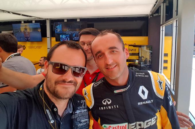 Robert Kubica in moja malenkost. Se bo paddock v prihodnje bolj približal navijačem? Američani želijo šov. | Foto: Jure Gregorčič