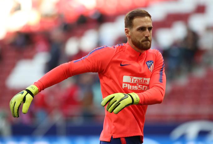 Jan Oblak na ogrevanju pred tekmo z Getafejem, na kateri je spet zaklenil vrata Atletica. | Foto: Reuters