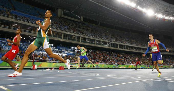 V finale se je uvrstil tudi aktualni svetovni prvak Wayde van Niekerk. | Foto: Reuters