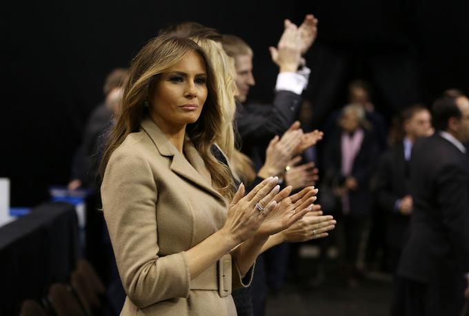 Melania si bo brez dvoma nabrala svojo četico modnih oblikovalcev. | Foto: Getty Images