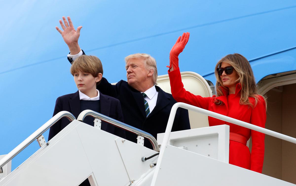 Donald Trump Melania Trump Barron Trump | Foto Reuters