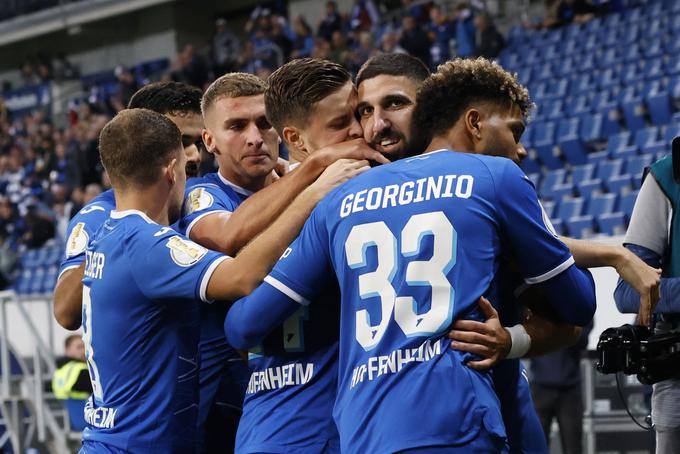 Hoffenheim je v torek nadigral Schalke kar s 5:1 in ga izločil iz pokala. | Foto: Reuters