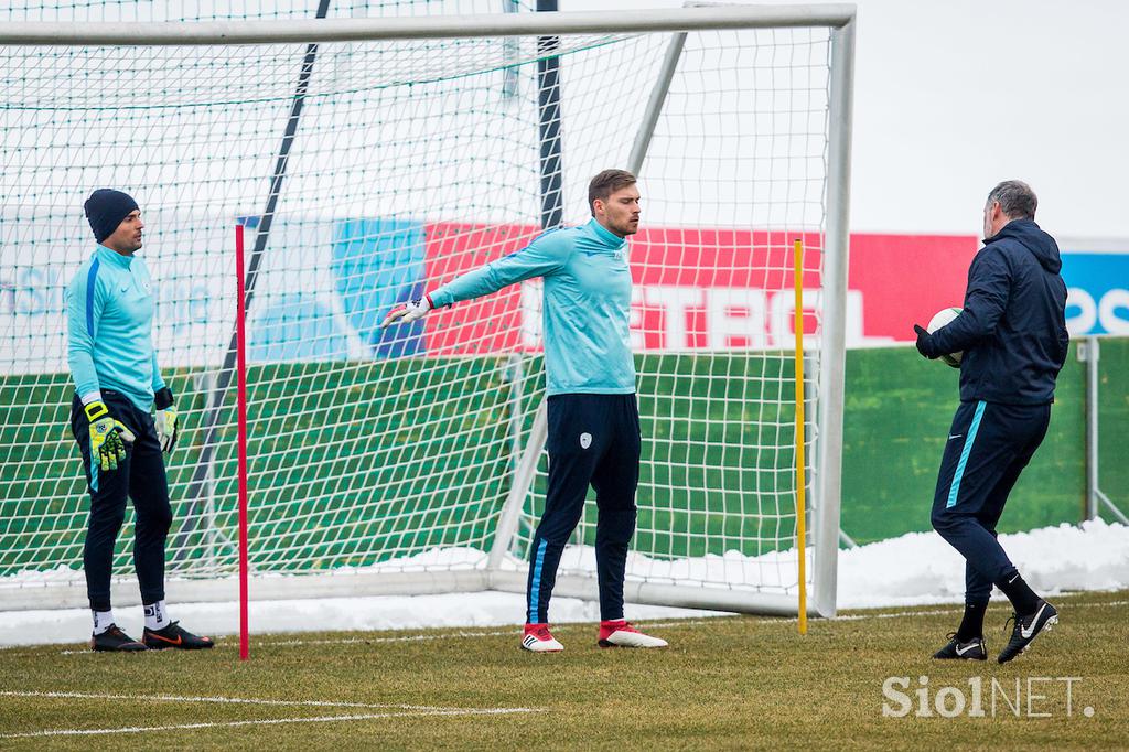 slovenska nogometna reprezentanca trening zbor Brdo