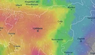 Napovedani nalivi: razlivanje rek, mogoče so poplave in plazovi. Arso z opozorilom.