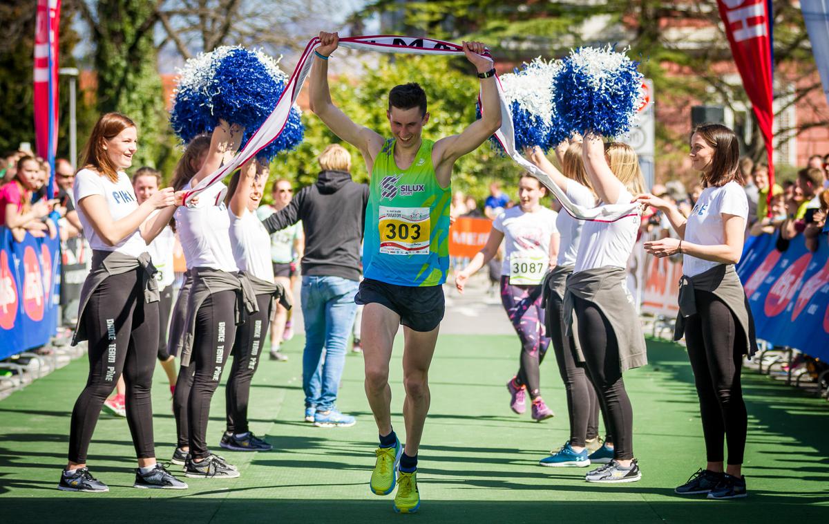 Mari kraški maraton | Timotej Bečan je stari in novi zmagovalec Malega kraškega maratona. | Foto Peter Kastelic/AZS