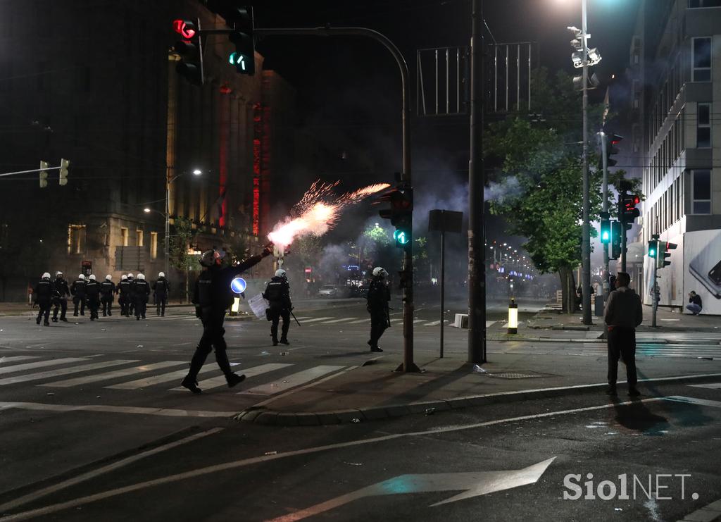 Protesti v Beogradu