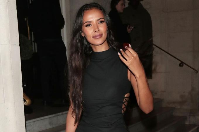 Maya Jama na zabavi Leonarda DiCapria februarja letos. | Foto: Profimedia