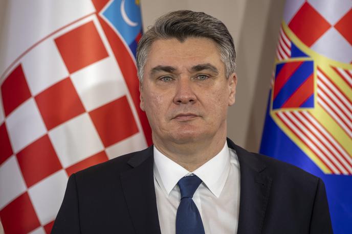 Hrvaški predsednik Zoran Milanović | Milanović je med aktualnim predsedniškim mandatom večkrat izrekel kritike na račun pošiljanja vojaške pomoči Ukrajini.  | Foto Guliverimage