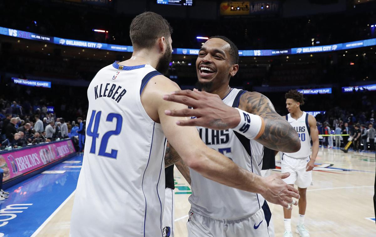 Dallas Mavericks | Košarkarji Dallas Mavericks so znova ugnali zasedbo Oklahome.  | Foto Reuters