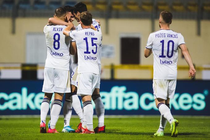 Mariborčani so po prvem polčasu vodili z 2:0. | Foto: Grega Valančič/Sportida