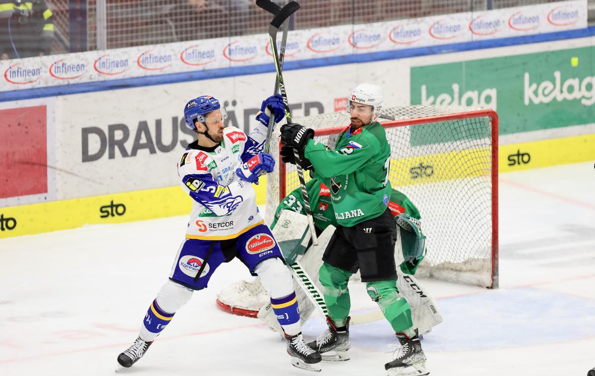 VSV Beljak HK Olimpija | Olimpija je na odločilni sedmi četrtfinalni tekmi izgubila in obstala v četrtfinalu IceHL. | Foto VSV/Krammer