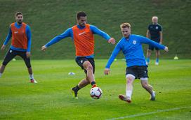 Slovenska nogometna reprezentanca Trening