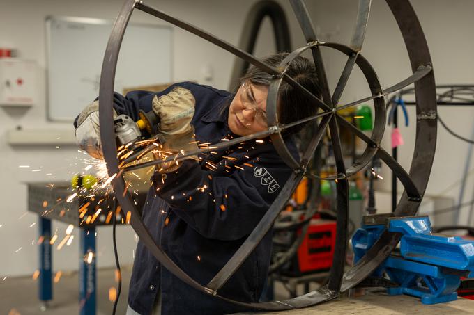 Rezidentka Asel Yeszhanova, projekt Prehod | Foto: Tine Lisjak