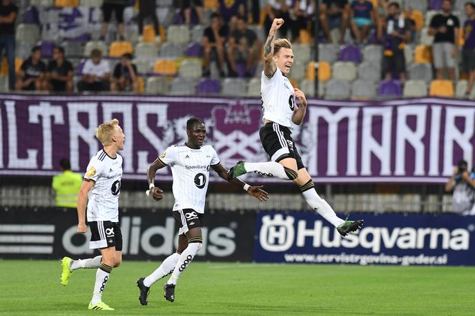 Maribor - Rosenborg | V Ljudskem vrtu so se veselili nogometaši Rosenborga. | Foto Miloš Vujinović/Sportida