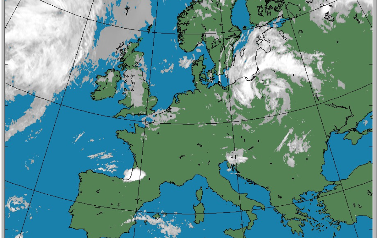 satelistska slika | Foto Arso/meteo.si