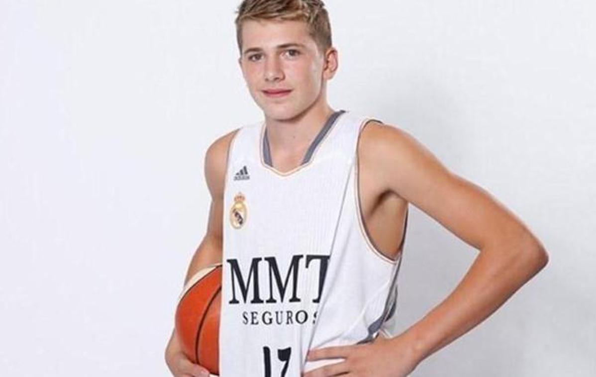 Dončić | Luka Dončić, ko je bil še golobradi mladenič pri Real Madridu.