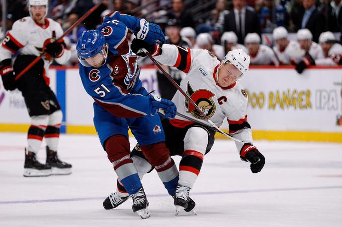 Colorado Avalaqnche | Hokejisti Colorado Avalanche so doma s 5:4 premagali ekipo Ottawa Senators, kar je njihova peto zaporedna zmaga v tej sezoni. | Foto Reuters