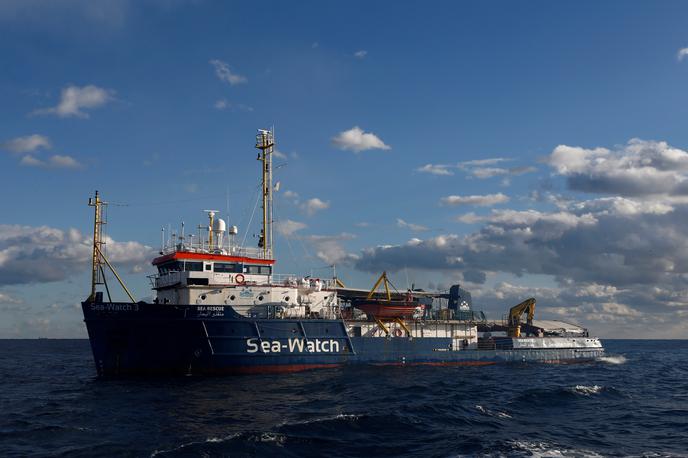 Ladja nemške človekoljubne organizacije Sea Watch | Foto Reuters