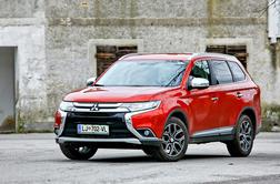 Mitsubishi outlander 2.2 DI-D 4WD intense+: veliki japonec spoštuje vrednote aktivne slovenske družine