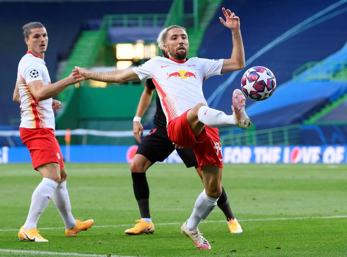 Kevin Kampl je z Leipzigom zaigral v polfinalu lige prvakov. | Foto: Reuters