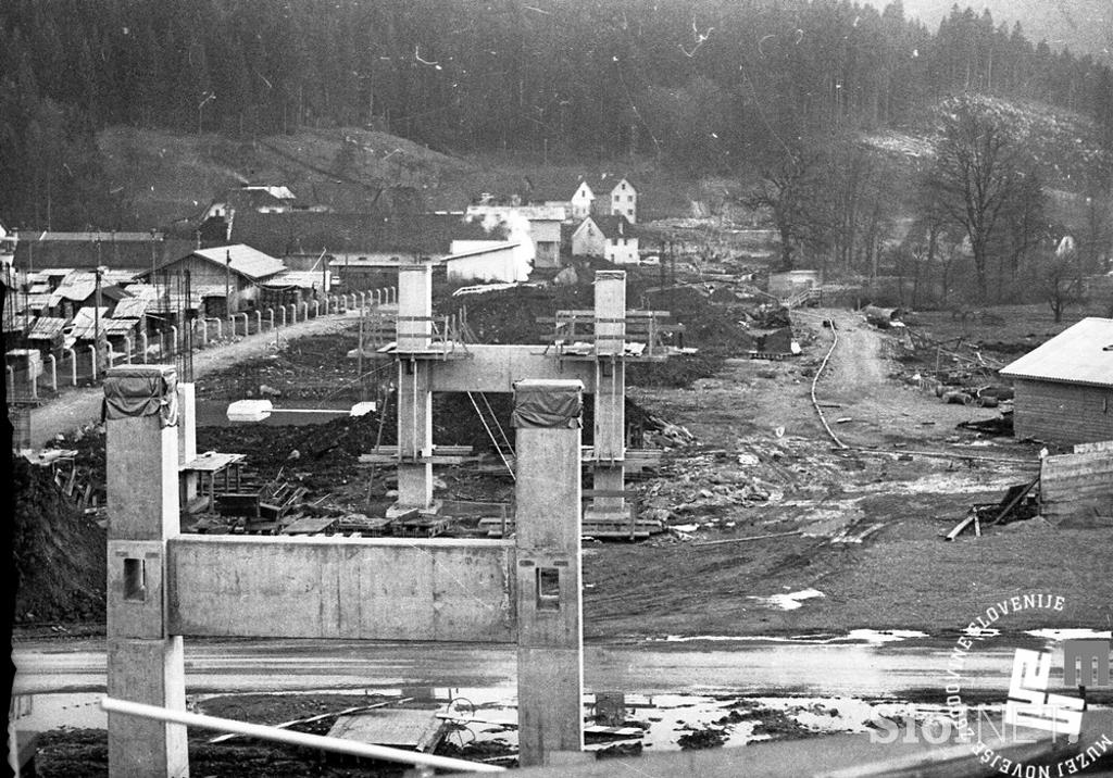 viadukt Ravbarkomanda nekoč