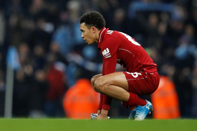 Trent Alexander-Arnold | Trent Alexander-Arnold nekaj časa ne bo na voljo trenerju Liverpoola Jürgenu Kloppu. | Foto Reuters