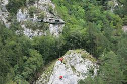 Po štirih helikopterskih reševanjih v nedeljo poziv k previdnosti